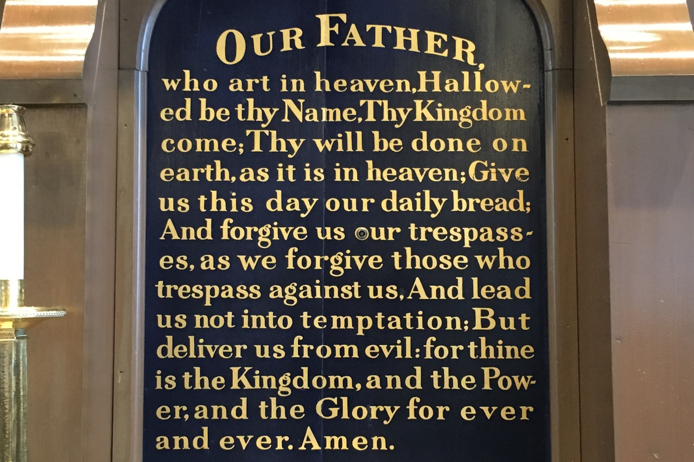 The Lord's Prayer  The Church of England